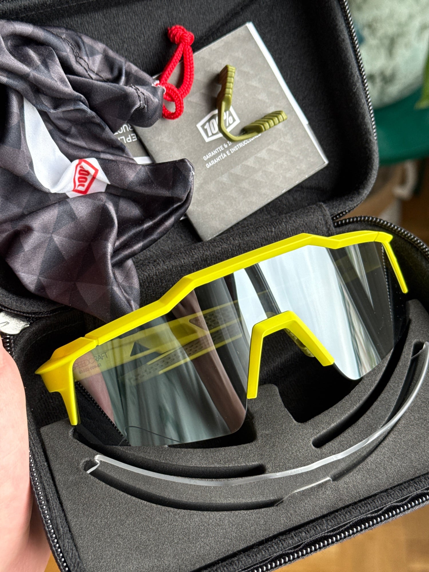 Produktbild 100% Speedcraft SL (soft tact banana, Schwarz)