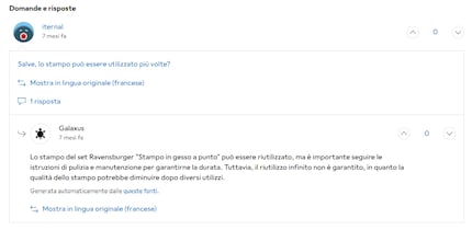 Lo stampo può essere utilizzato più volte.