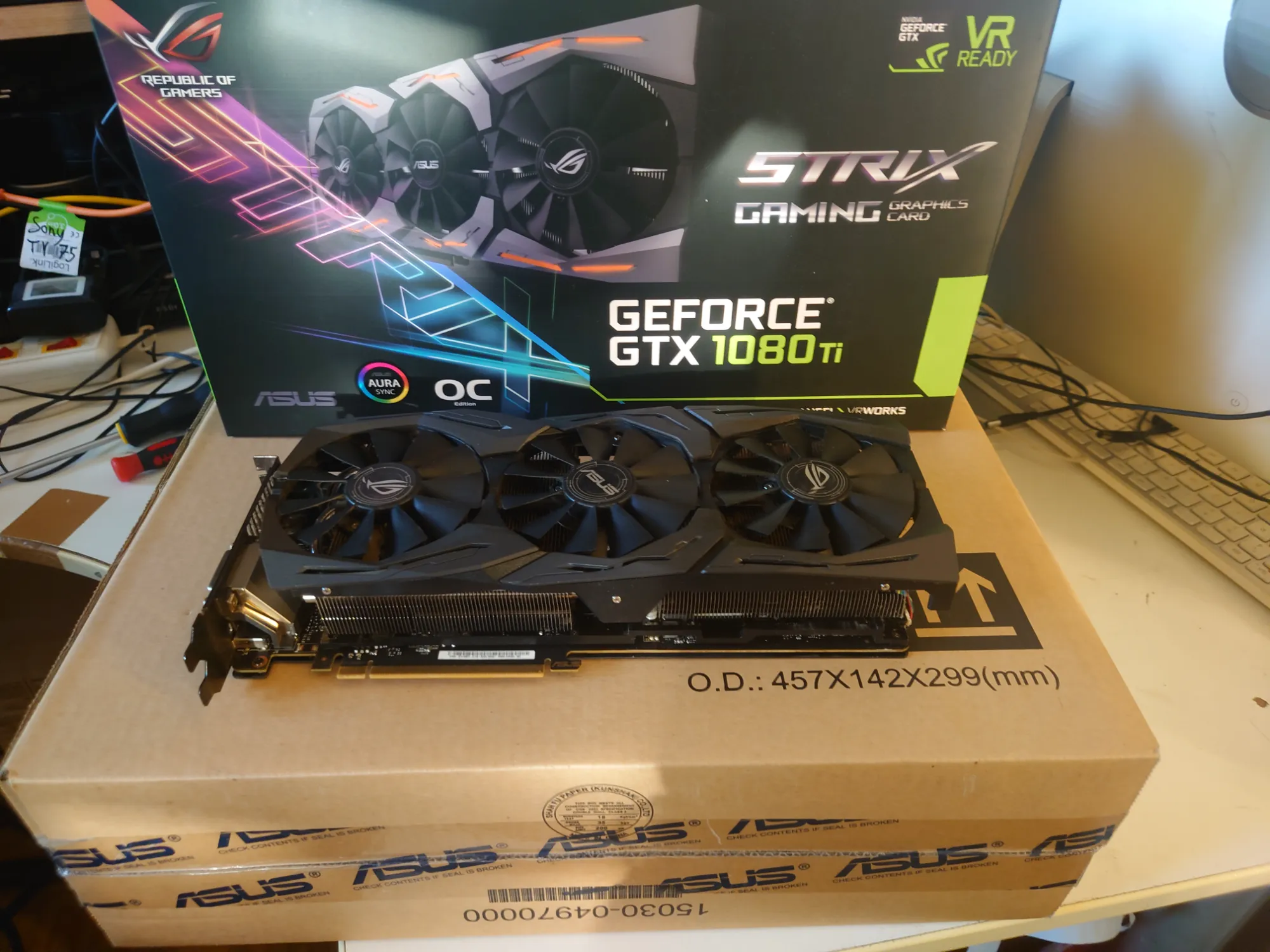 Immagine prodotto ASUS GeForce ROG STRIX GTX1080TI O11G GAMING (11 GB)