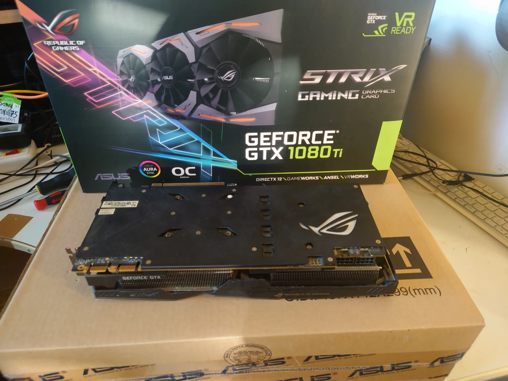 Immagine prodotto ASUS GeForce ROG STRIX GTX1080TI O11G GAMING (11 GB)