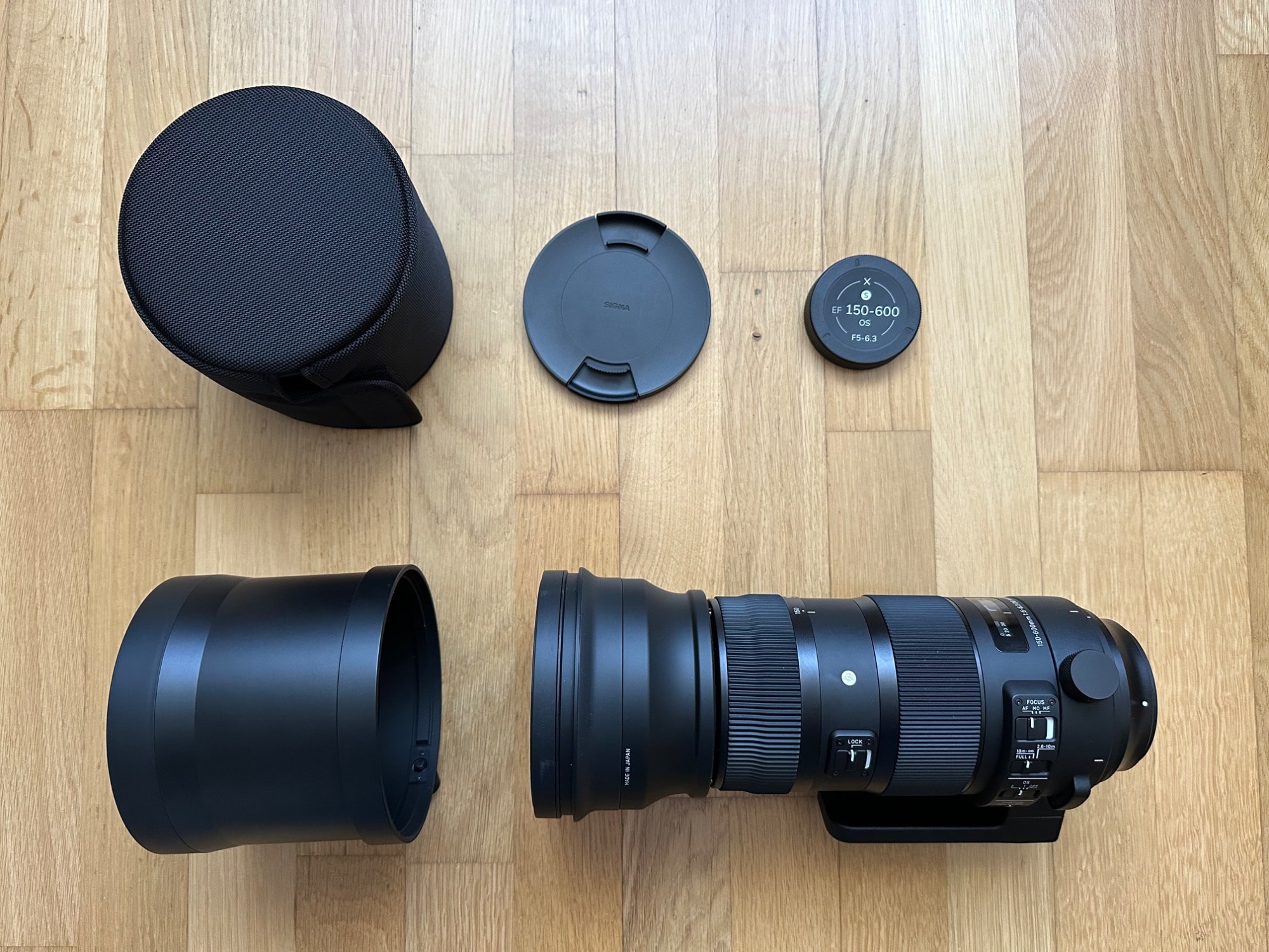 Actual product image Sigma 150-600mm f/5-6.3 DG OS HSM S Canon EF (Canon EF, Canon EF-S, full size)
