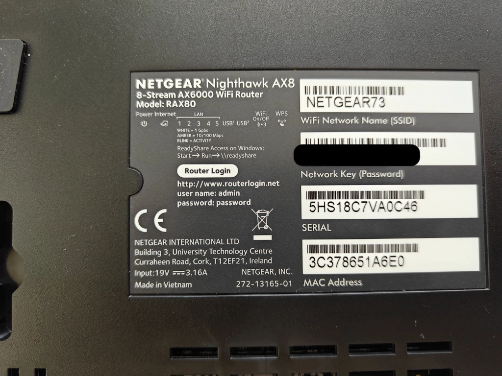 Immagine prodotto Netgear RAX80 Nighthawk