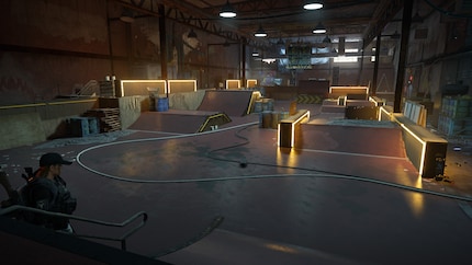 Einsatz in einem Skate-Park. Trotz Zusammenbruch der Zivilisation funktioniert die RGB-Beleuchtung. So muss das sein.
