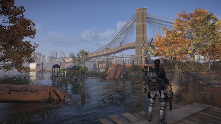 Die Brooklyn Bridge ist etwas baufällig.