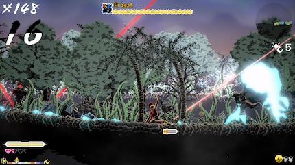 Try your hardest, you won’t find a story in Berserk or Die. In exchange, you really get stuck in.
