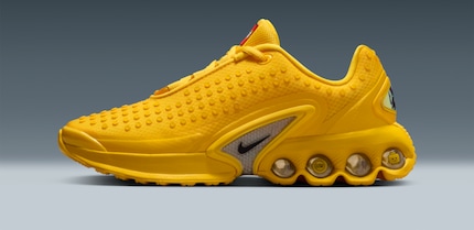 This is what a shoe from Nike's Lego 'Air Max' collection looks like.