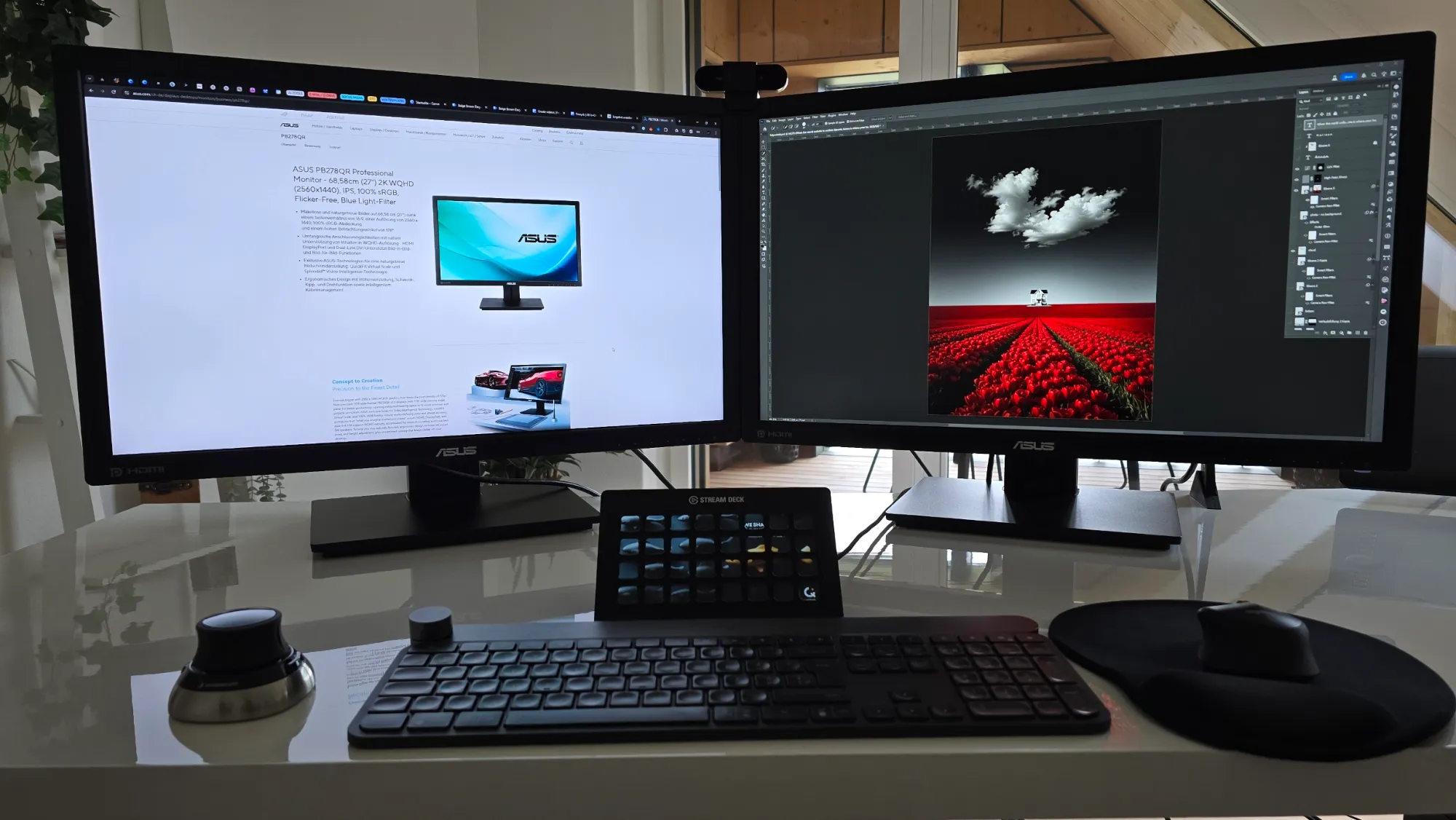 Produktbild ASUS Pb278qr (2560 x 1440 Pixel, 27")