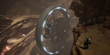 La base ressemble à une roue. C'est en jouant que vous découvrirez si la métaphore de la roue de hamster est voulue ou non.