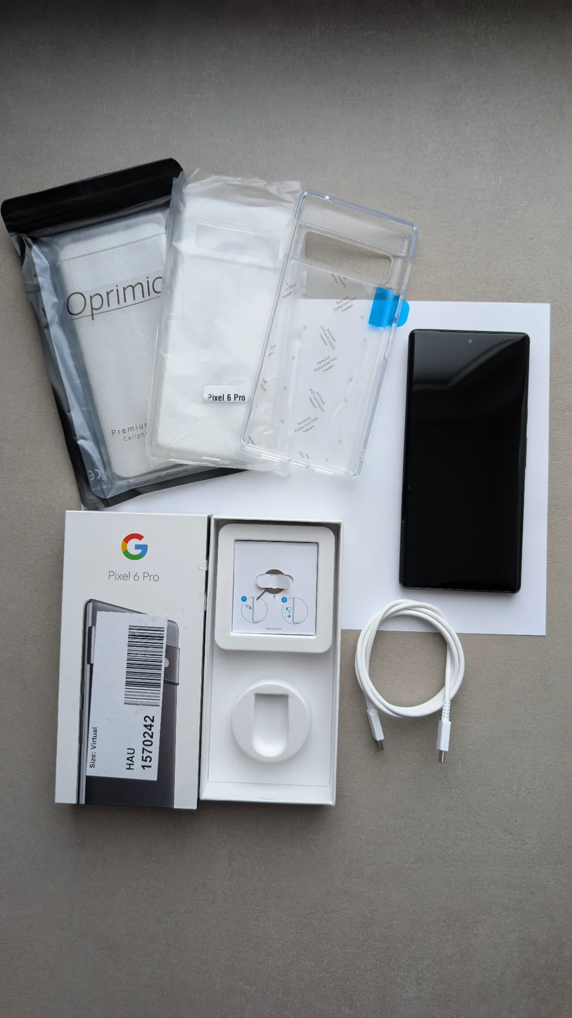 Immagine prodotto Google Pixel 6 Pro (256 GB, Stormy Black, 6.70", SIM + eSIM, 50 Mpx, 5G)