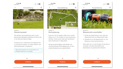 Le istruzioni dell'app ti guideranno nell'impostazione di una zona di irrigazione.