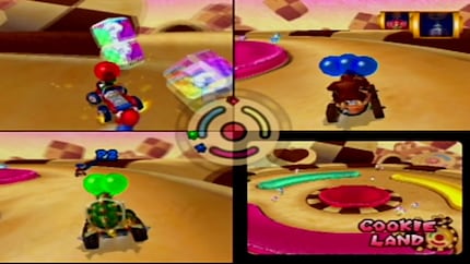 Bei «Mario Kart Double Dash» gab es noch anständige Level für den Battle Mode. 