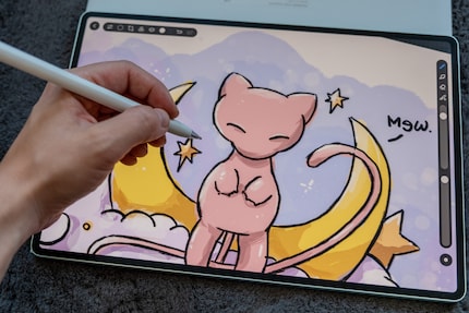 Meine Lieblingsbeschäftigung auf dem Matepad: Kritzeln!