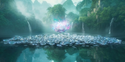 Der Lotus wächst aus schlammigem Wasser, bleibt aber makellos rein – ein starkes Symbol für Reinheit des Herzens und Geistes inmitten einer korrupten oder schmutzigen Welt. Deshalb gilt er in China als Sinnbild für moralische Integrität und Tugendhaftigkeit.