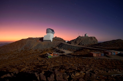 The Very C. Rubin Observatory is located in the Chilean Andes.