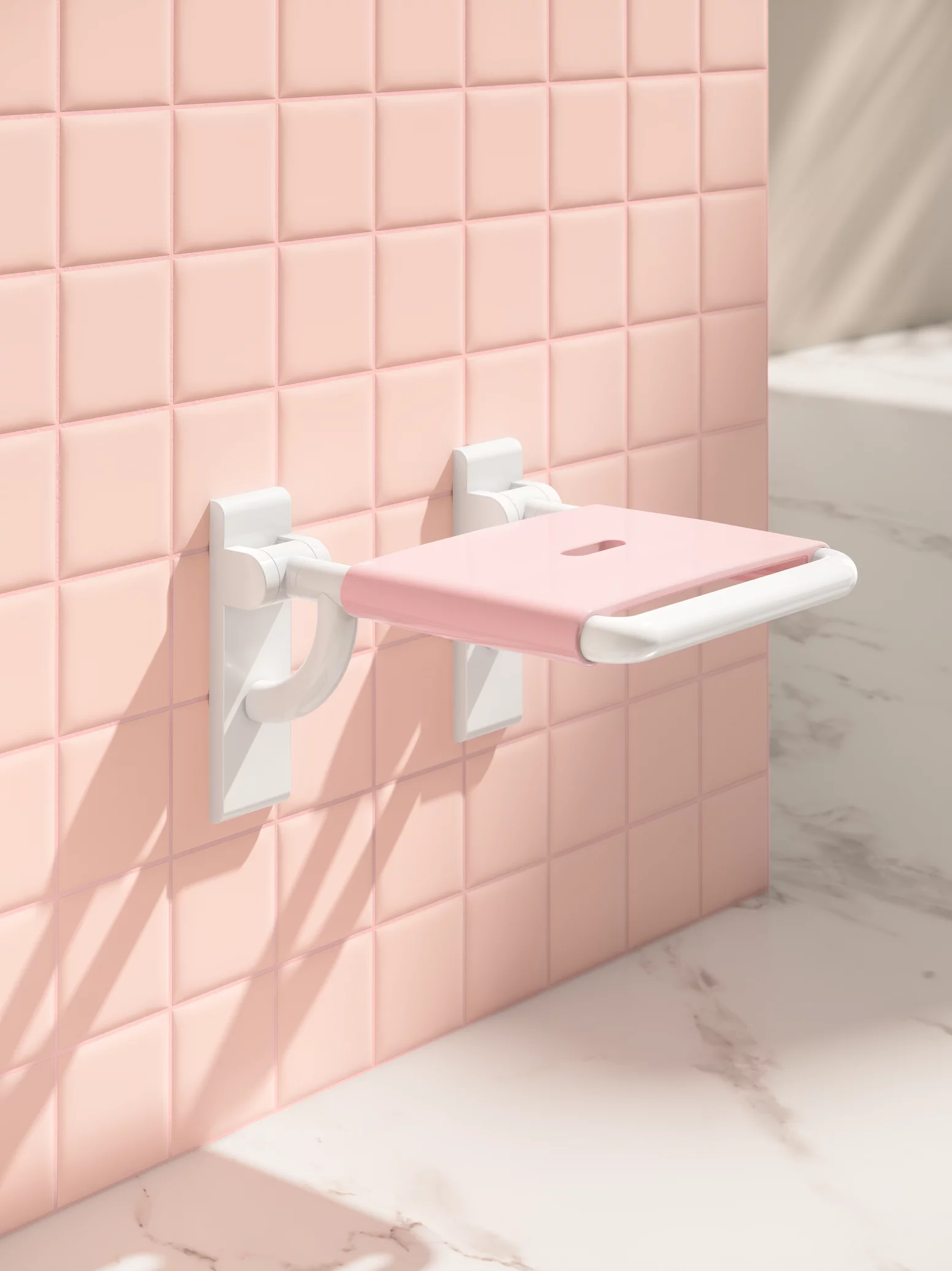 Hewi offre accessori e mobili per il bagno.