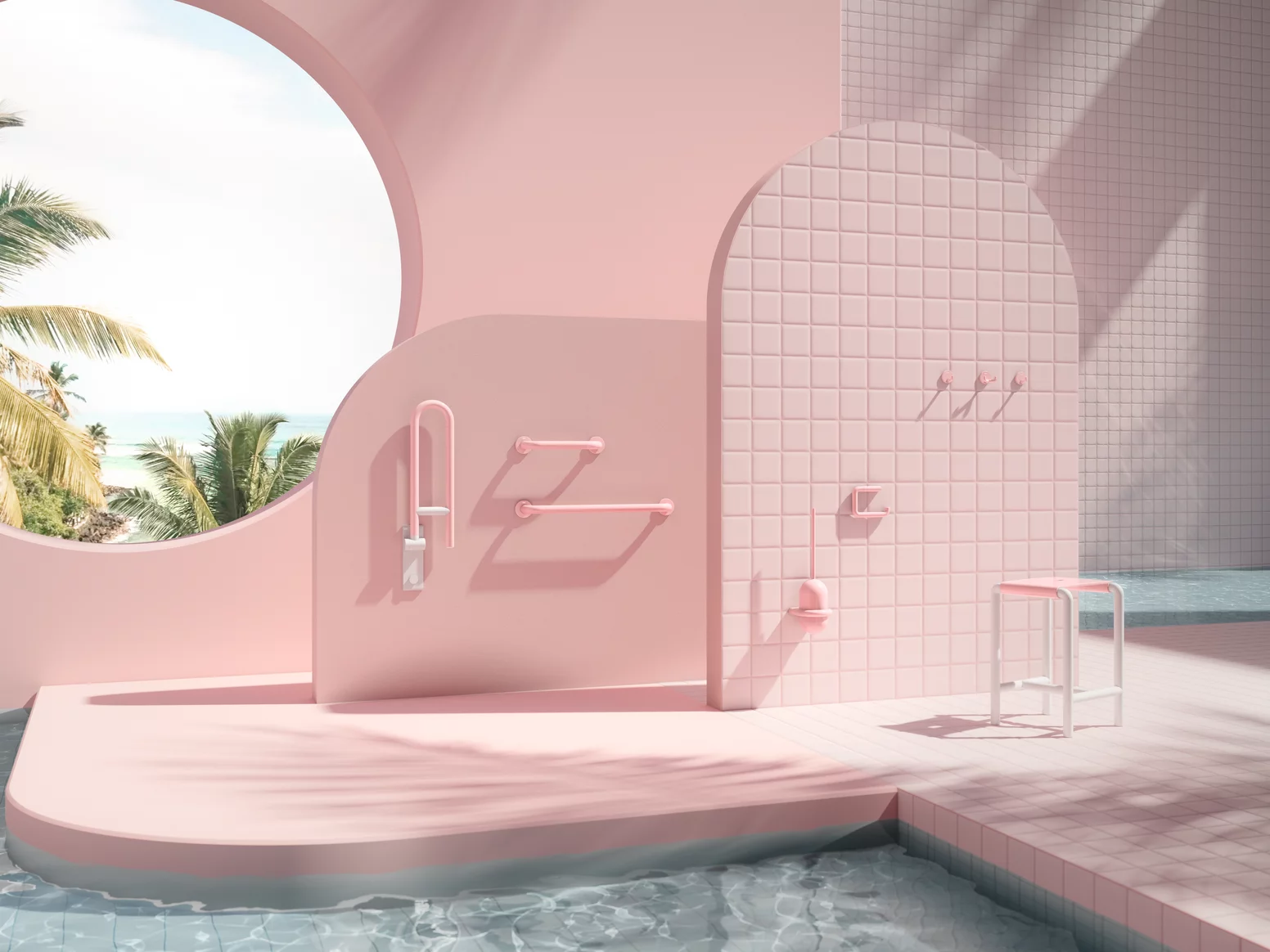 La collezione Barbie x Hewi mira a rendere il bagno facile da usare e inclusivo - con un tocco di rosa.