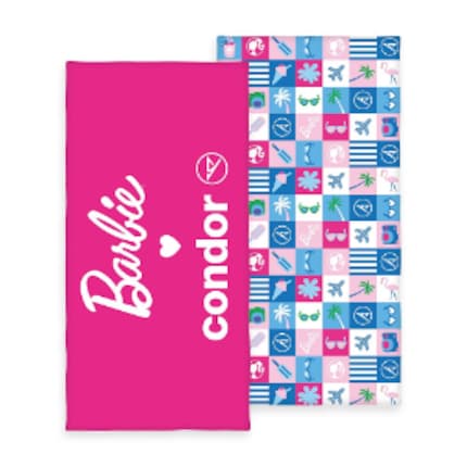 Pour le lancement du partenariat, ce drap de plage sera notamment disponible en exclusivité chez Condor