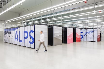 La Swiss AI Initiative a accès au supercalculateur «Alps» au CSCS.