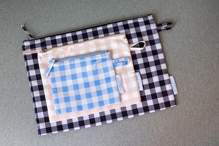 Das karierte Dreierset von Kind Bag.