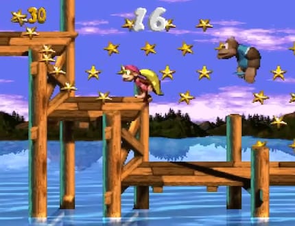 In «Donkey Kong Country 3» ist nichts mehr von DK und Diddy zu sehen. Stattdessen sind Dixie und Kiddy Kong die neuen Hauptfiguren.