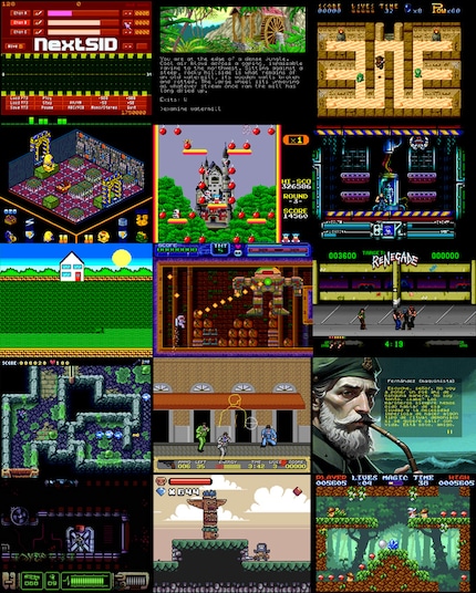 Des jeux et applications exclusifs sortent régulièrement sur le ZX Spectrum Next.