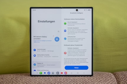 Anche qui troviamo la gamma di funzioni IA di Samsung.