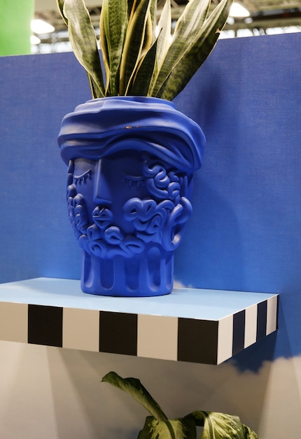 Almost all the pieces in the series are made of terracotta.
