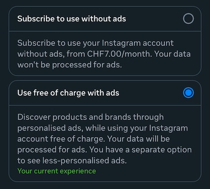 Pay with money or data – is that legal?
