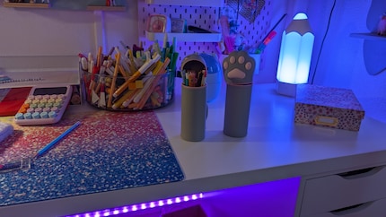 Pens, cases, rubbers, sharpeners: Zoe’s well equipped when it comes to Legami.