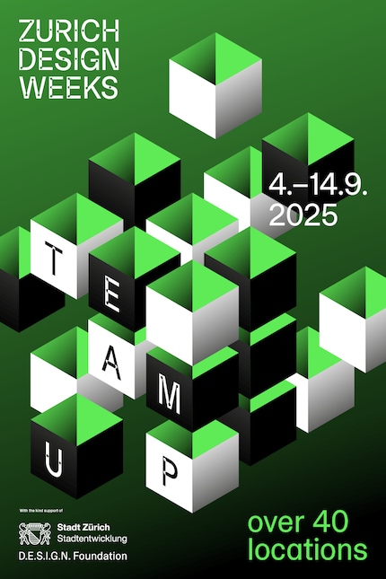 En septembre 2025, Zurich brillera à nouveau en vert fluo. Le keyvisual apparaît sur des flyers et des affiches dans toute la ville.