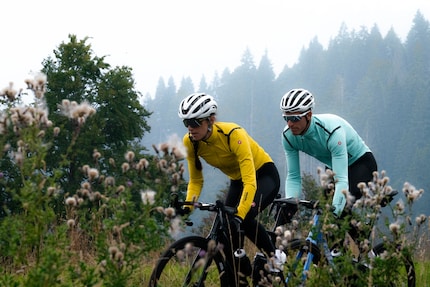Der neue Stoff von Castelli und Polartec ist «im Wesentlichen» wind- und wasserdicht.