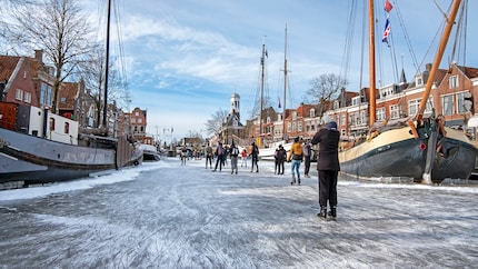 Wenn die Kanäle im Winter genug Eis haben, steigen die Chancen auf das Rennen.