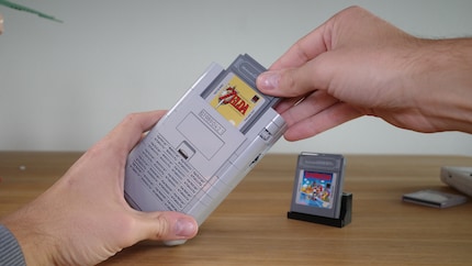 Cartridges einführen wie früher.