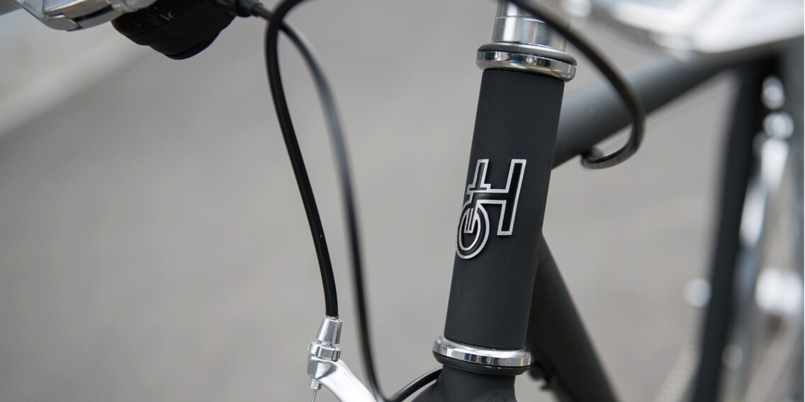 Vraiment unique – le logo des vélos Fam. Huber.
