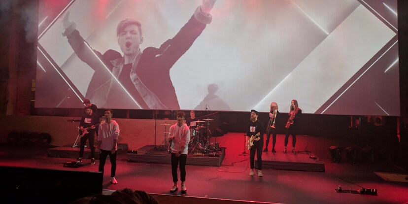 Eines der Konzerte: "Die Lochis"