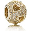Pandora Charms/Beads Wirbelnde Herzen (Gold)
