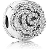 Pandora Charms/Beads Schimmernde Rose (Silber)
