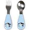 Skiphop Zoo Fork & Spoon Cow