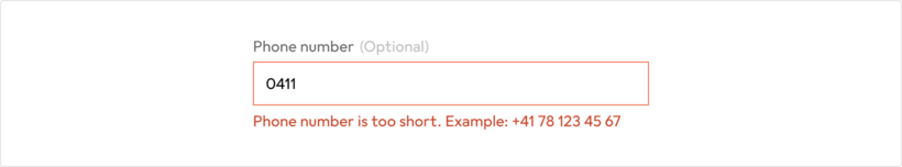error