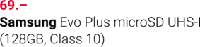 69.– Samsung Evo Plu