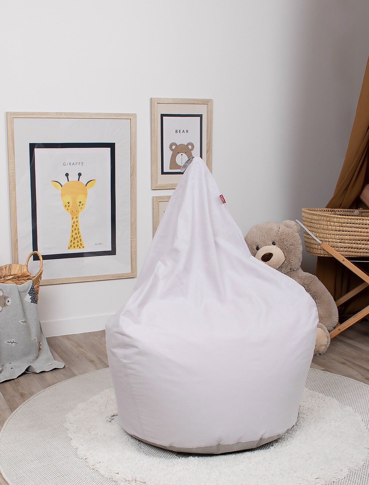 Knorrtoys Sitzsack Jugend grau groß (75x100 cm) (Kindersessel) Galaxus