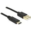Delock USB 2.0 Kabel A-C (2 m, USB 2.0)