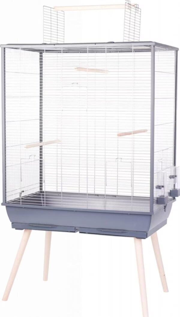 Comparer les prix de Zolux NEOLIFE 80 XL Cage  oiseaux grise, Cage + enclos
