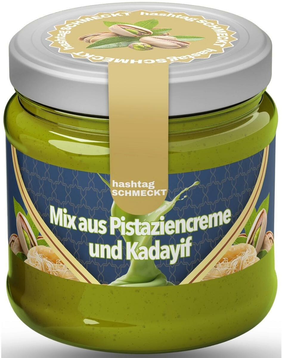 Hashtag Schmeckt Brotaufstrich Pistaziencreme mit Engelshaar 220 g (220 ...