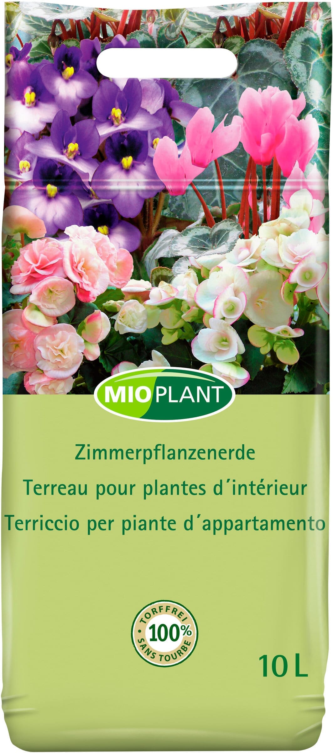 Mioplant Zimmerpflanzenerde (10 l Erde ohne Torf) Galaxus