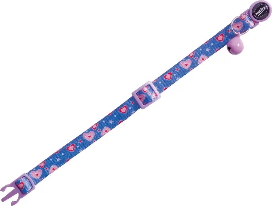 Meilleurs prix pour Nobby Collier chat Heart Light Blue (Chat), Collier + laisse