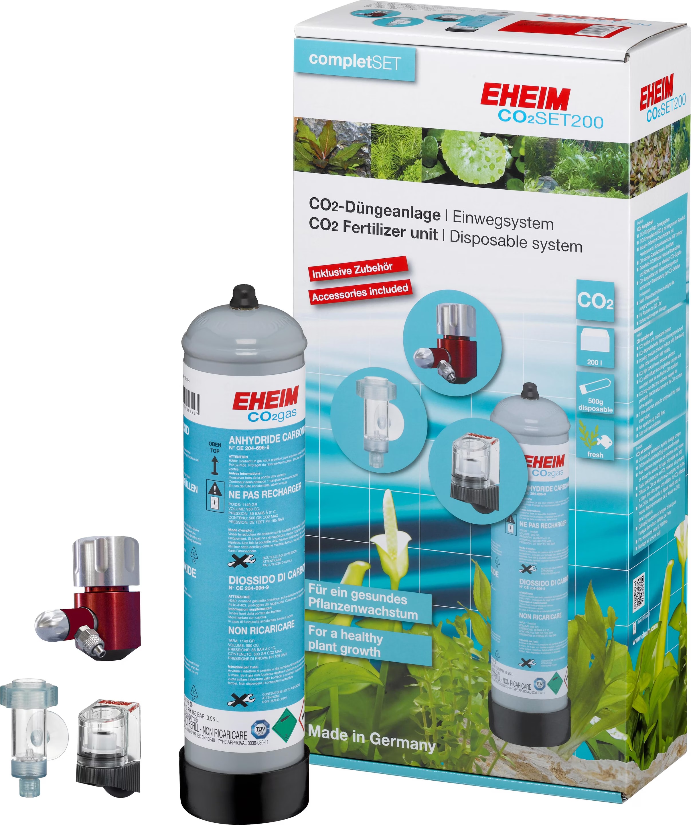 Meilleurs prix pour Eheim Set200 Complete Co2 Set 2,76 Kg