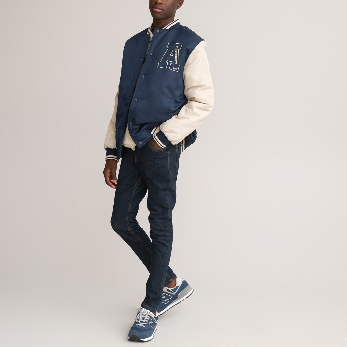 La Redoute Collections Zweifarbige Bomberjacke (L) Galaxus