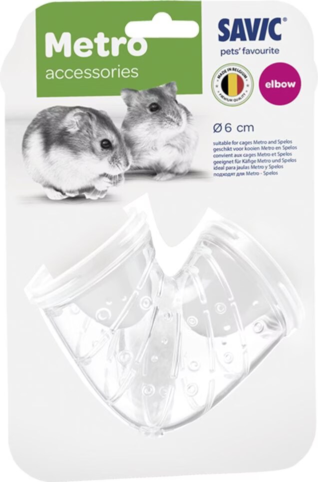 Savic Courbe Spelos/Metro, quipement cage pour rongeurs