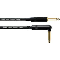 Cordial Intro Cable 5 - Instrumenten- und Gitarrenkabel CCI _ PR mit Winkelklinke (3 m, Mittelklasse, 6.3mm Klinke (Jack))